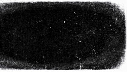 Aufkleber - Abstract High Contrast Black Texture with Scratches and Grainy Details, Ideal for Grunge Backgrounds, Artistic Overlays, Vintage Effects, or Design Projects Requiring a Distressed Aesthetic