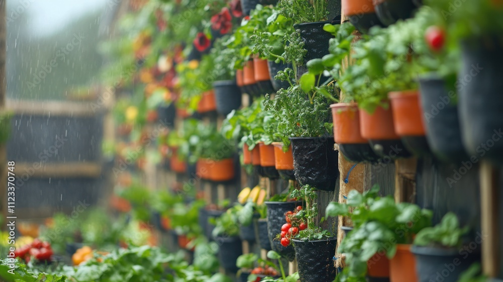Urban farmers introduce vertical gardening methods, demonstrating how ...