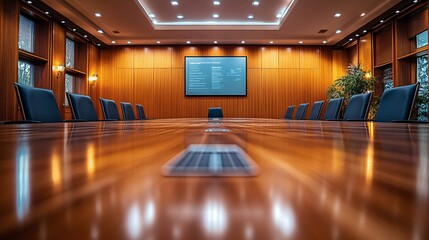 Wall Mural - Modern conference room