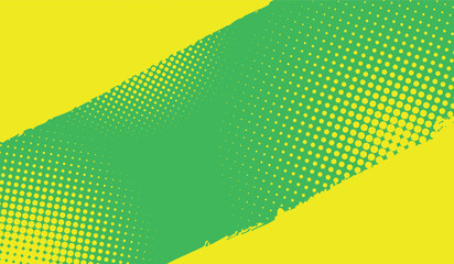 Wall Mural - Bright neon colored halftone background. Halftone dots effect pattern. Background with dotted texture. Vector illustration