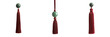 © BoOm - Elegant traditional Chinese tassels with decorative details. transparent background