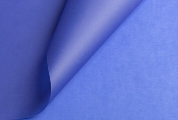 Leinwandbilder - Elegant royal blue tracing paper background with a matte finish and subtle grainy texture. Featuring