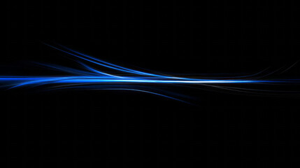 Poster - abstract background,blue light streaks on a dark backdrop