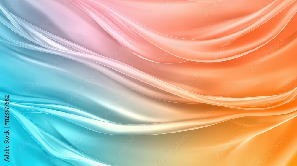 High resolution abstract gradient background with flowing fabric ...