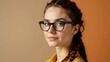 © axalaimaxala - Portrait of cute hipster woman with glasses and dreadlocks