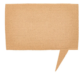 Aufkleber - Cardboard paper speech bubble