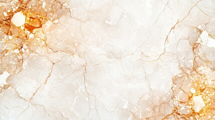 Poster - A stunning background featuring a blend of white and gold textures, perfect for design projects, wallpapers, or artistic applications.