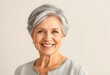 © iushakovsky - Half-length portrait of a middle-aged woman with a warm smile