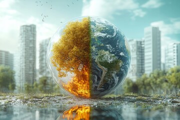 climate summit talks, global warming, and climate catastrophe influence stock prices.