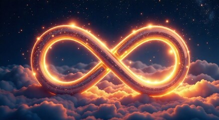 Wall Mural - Embracing the infinite: a spiritual journey through energy healing and celestial connection