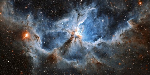 Wall Mural - background of galaxy and stars