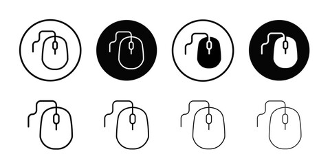 Aufkleber - Mouse icon web design in vector