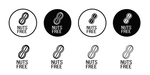 Poster - nuts free icon web design in vector