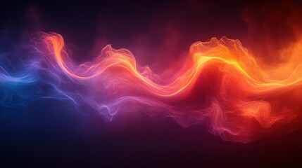 Poster - Abstract colorful wave design with fluid motion and vibrant hues.