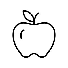 Aufkleber - Apple icon Outline vector for web ui