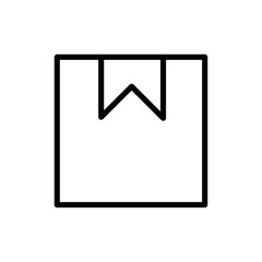 Aufkleber - Boxes icon Outline vector for web ui