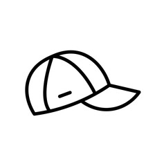 Poster - Cap icon Outline vector for web ui
