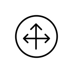 Poster - Flexibility icon Outline vector for web ui