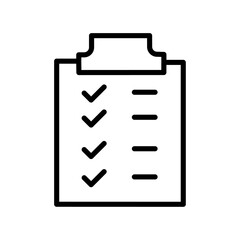 Aufkleber - Planning icon Outline vector for web ui