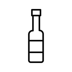 Aufkleber - Sauce bottles icon Outline vector for web ui