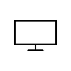 Poster - screen icon Outline vector for web ui