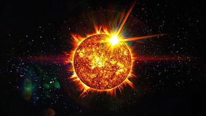 Wall Mural - solar flare