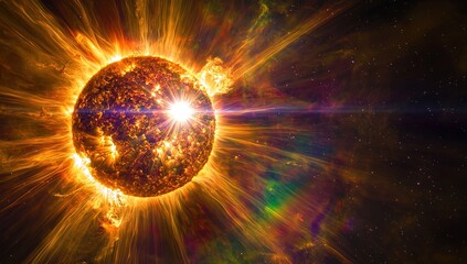 Wall Mural - solar flare