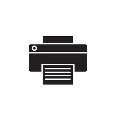 Poster - Copy, device, printer icon.vector flat black trendy style illustration for web and app..eps