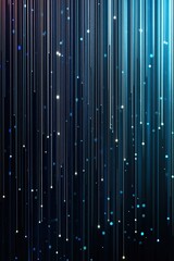 Poster - Colorful light streaks create a mesmerizing display in a dark backdrop
