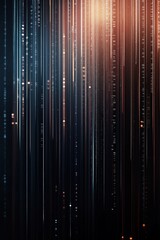 Poster - Colorful digital lines creating a modern abstract background for technology visuals