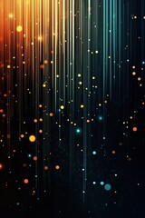Poster - Colorful abstract background with glowing lights and lines in a gradient pattern