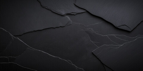 Aufkleber - Dark slate stone background creating a natural textured surface