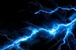 © Masque - Dramatic Blue Lightning Streaks on Dark Canvas
