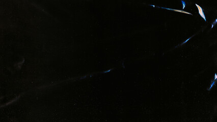 Wall Mural - dust scratch texture. aged film overlay. blue white color light flare grain dirt particles creased w