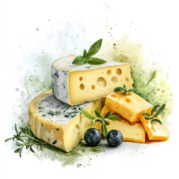 National Cheese Day Social Media Poster Featuring Cheese-Themed Designs and Copyspace for Personalized Messages and Promotion