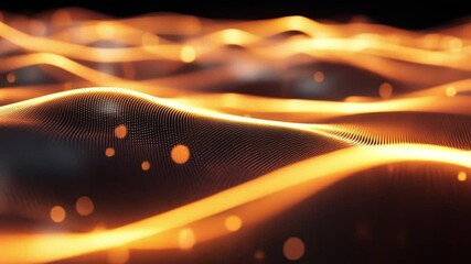 Poster - Abstract digital connectivity background featuring smooth, flowing lines for modern visuals.