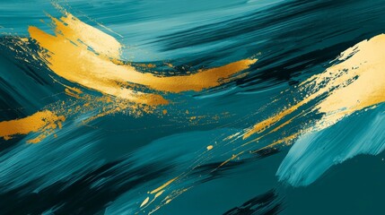 Poster - Dynamic abstract art exploration creative studio digital artwork vibrant colors elevated perspective modern aesthetic