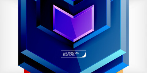 Wall Mural - Technology dynamic arrow geometric background. Vector Illustration For Wallpaper, Banner, Background, Card, Book Illustration, landing page