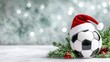 © Nattapol - Soccer ball festivity christmas bokeh background seasonal decor