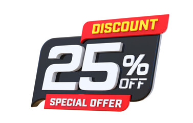 Poster - 25 Percent Discount Special Offer