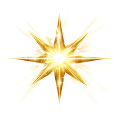 Poster - Gold Glow Star Light Effect