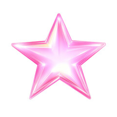 Aufkleber - Pink Glow Star Light Effect