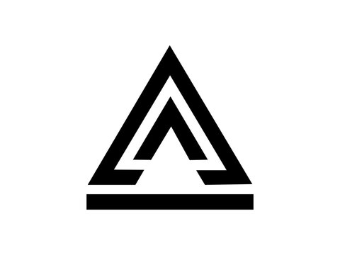 Modern A Logo Design Art