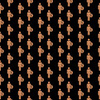 © sljubisa - Employee wages icon seamless pattern isolated on black background
