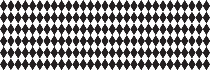 Poster - Beautiful patterned background for decorative plaid, argyle fabric, black.
