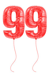 Wall Mural - Balloon Red Number 99