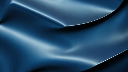 Poster - Discover the beauty of smooth blue textures in a modern abstract design showcasing captivating shades and flowing lines. Generative AI