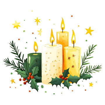 Christmas decorated element PNG