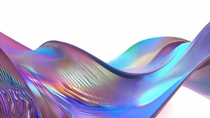 Poster - Exploring vibrant and flowing abstract patterns inspired by nature's colors in a serene setting at dusk. Generative AI