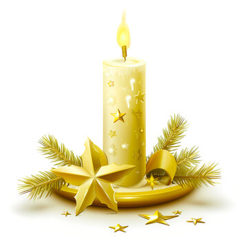 Christmas decorated element PNG